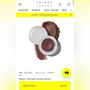 Trinny London Eye2Eye Shadows in Desire